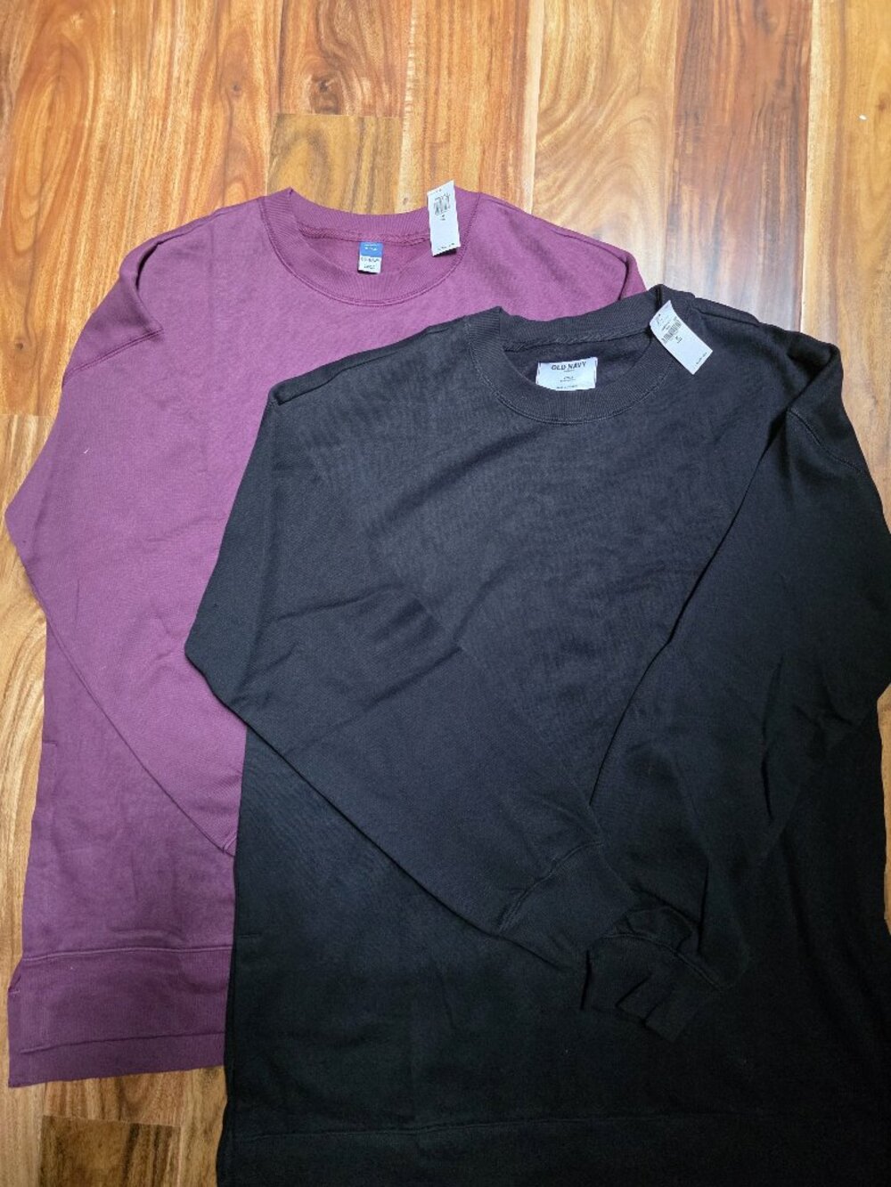 Old Navy Tunic Crewnecks LOT of 2 Med Tall NWT